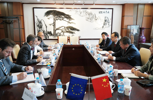 Meeting with MOST Vice Minister Cao Jianlin