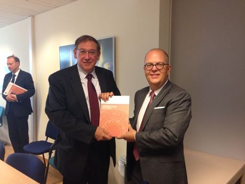 DG Jean-Luc Demarty, DG TRADE and Vice President Mats Harbon